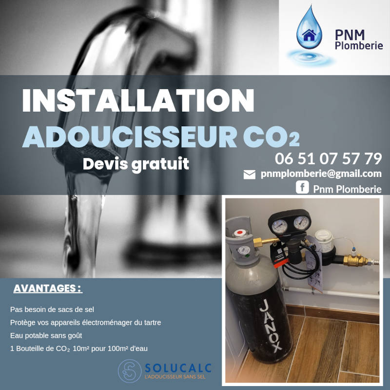 Installation adoucisseur eau